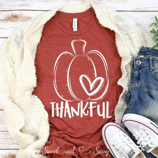 Thankful Pumpkin Shirt