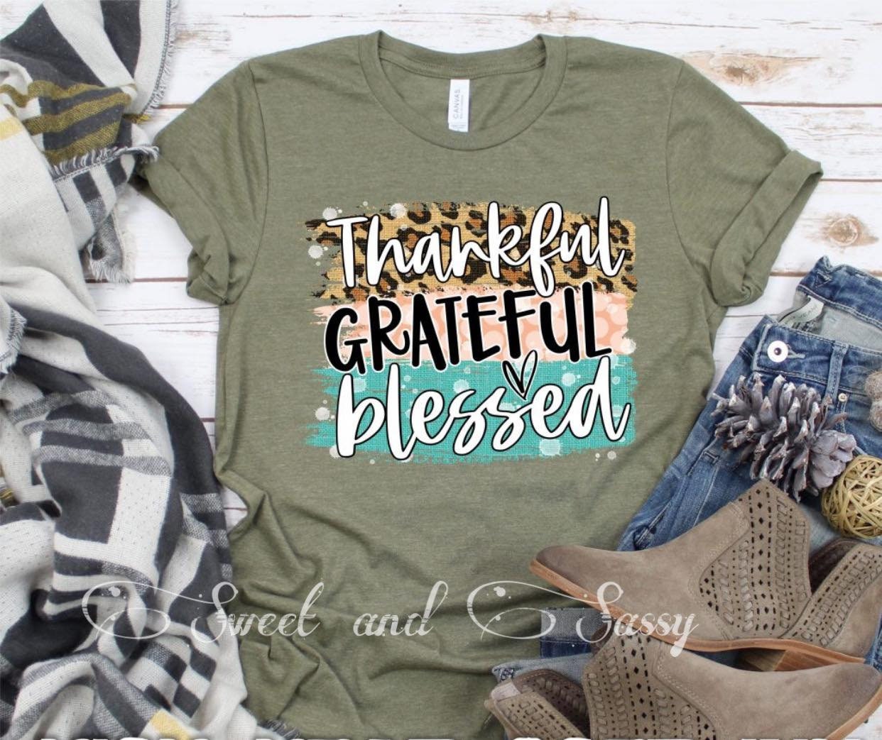 ThankfulGreatful Blessed Shirt