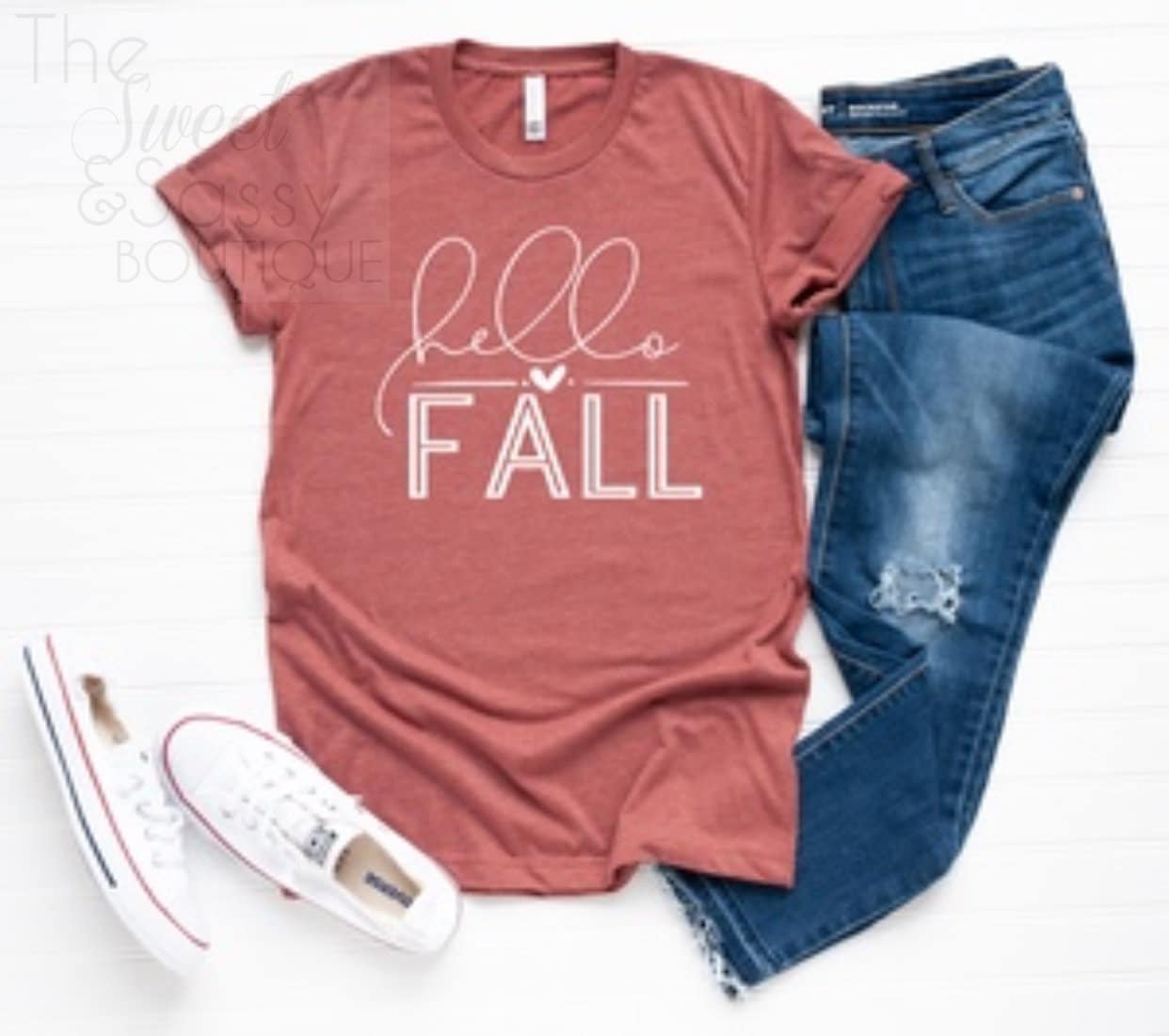 Hello Fall Graphic TShirt