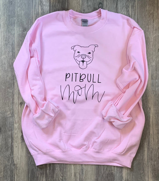 Pitbull mama sweatshirt