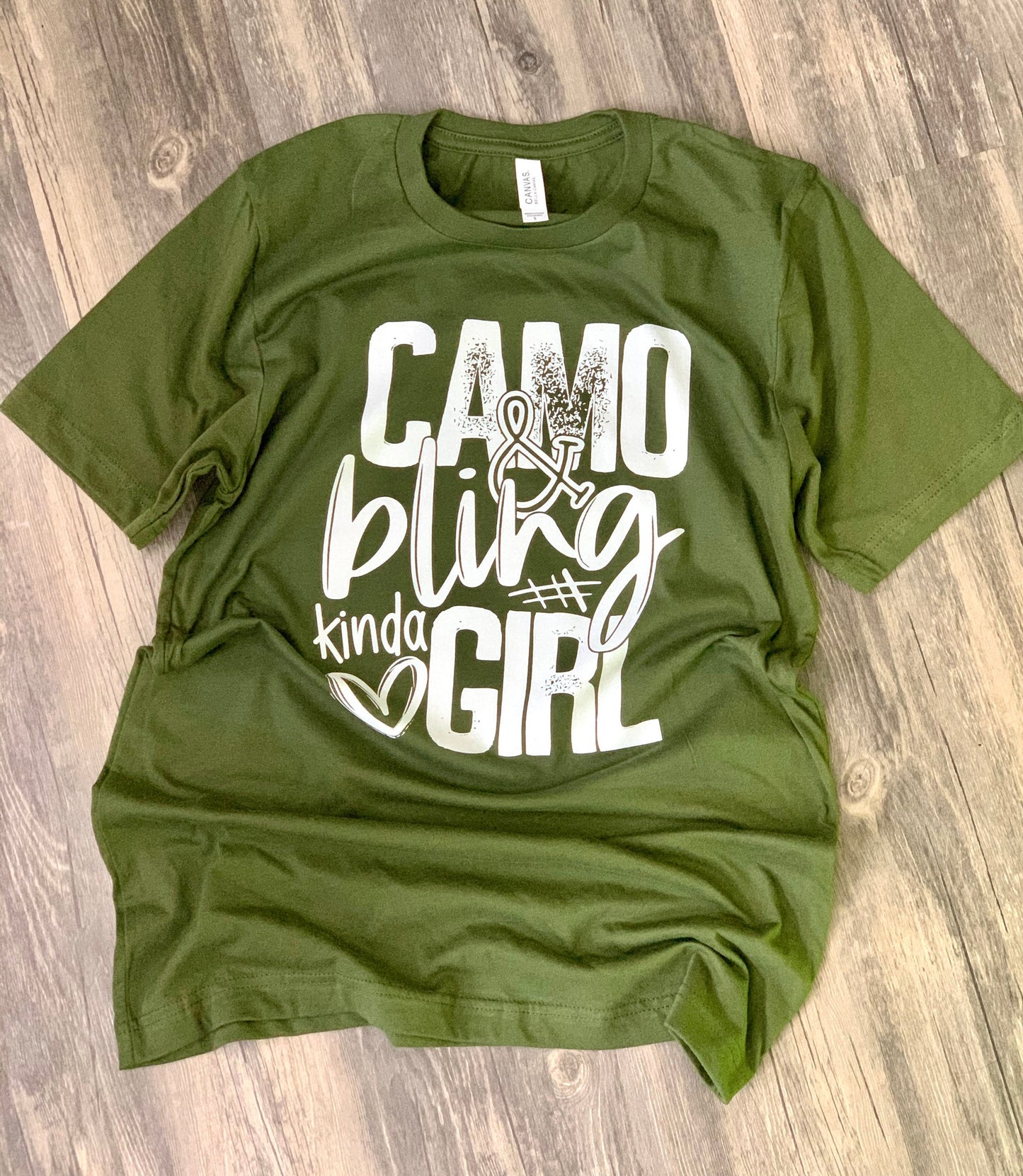 Camo and bling kind of girl Shirt