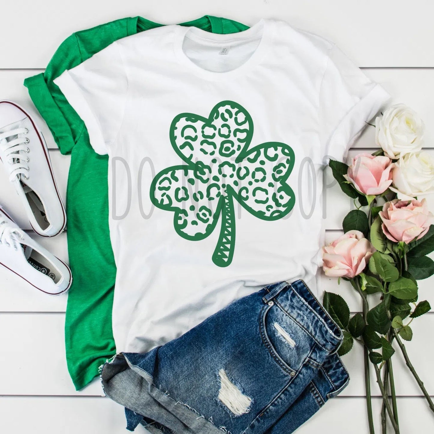 Leopard Shamrock shirt