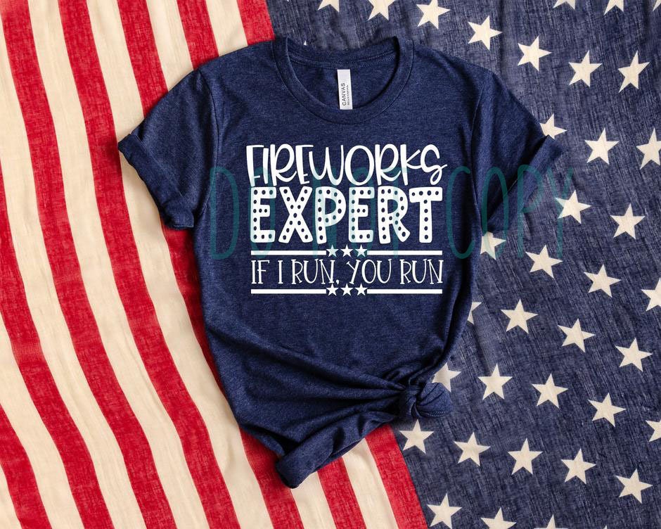 Firework Expert shirt