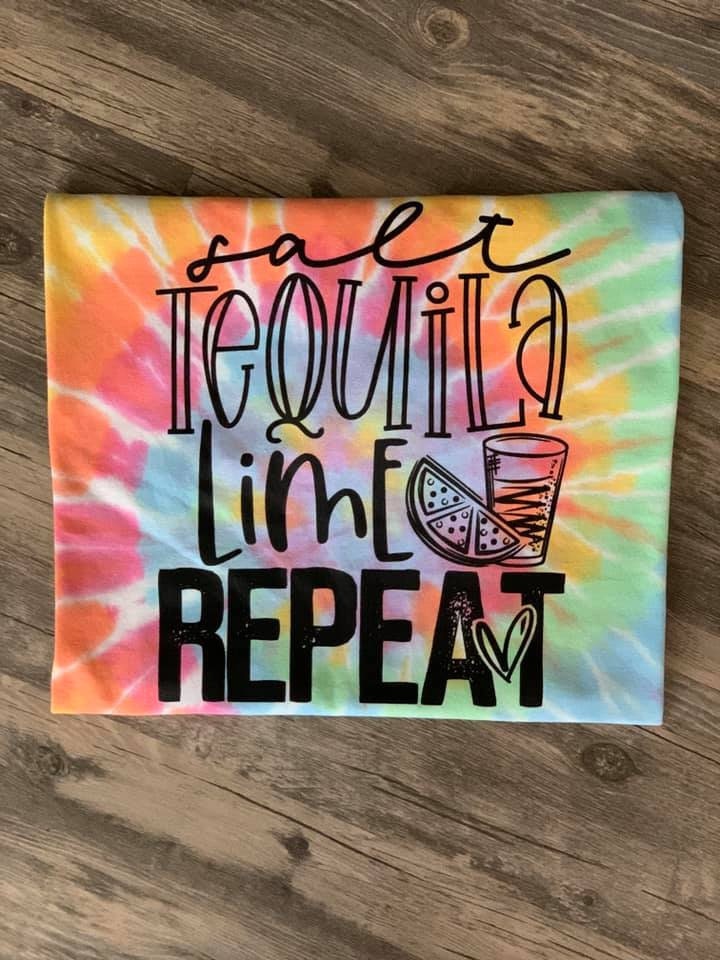 Salt tequila lime repeat Shirt