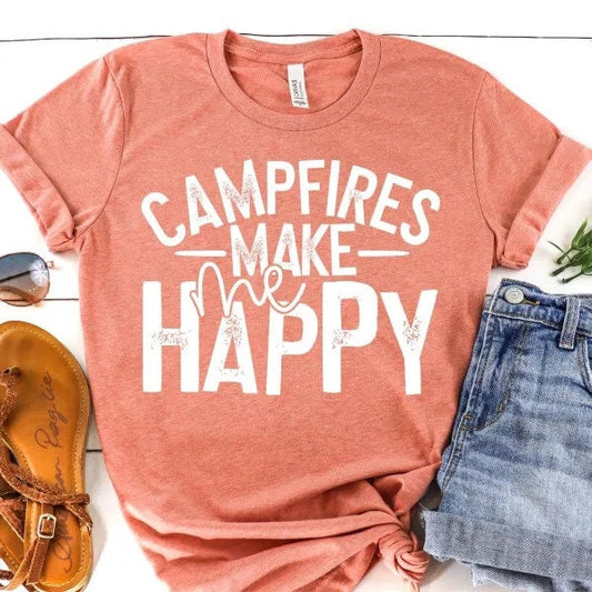 Campfires make me happy Shirt