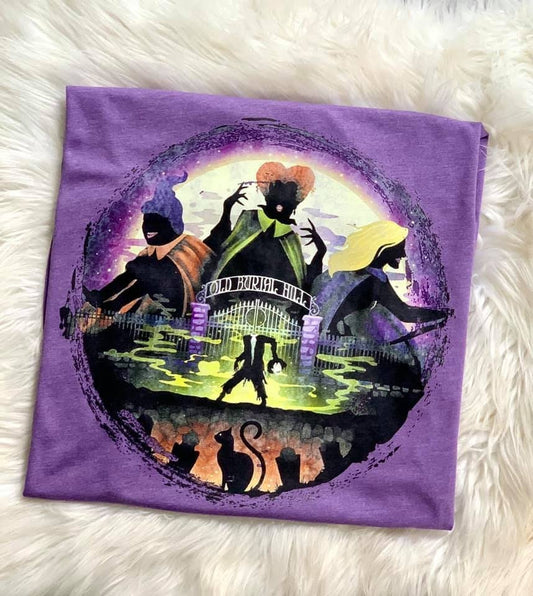 Witch Sisters Halloween Shirt